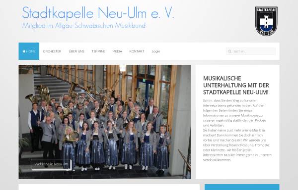 Vorschau von www.stadtkapelle-neu-ulm.de, Stadtkapelle Neu-Ulm e. V.