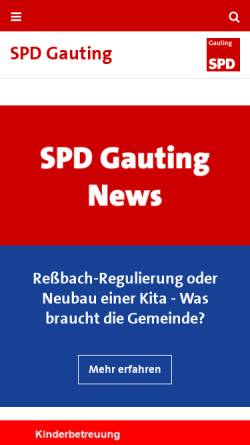 Vorschau der mobilen Webseite spd-gauting.de, SPD Gauting