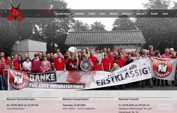 Vorschau von www.fanclub-reddevils.de, Fanclub Red Devils e.V.