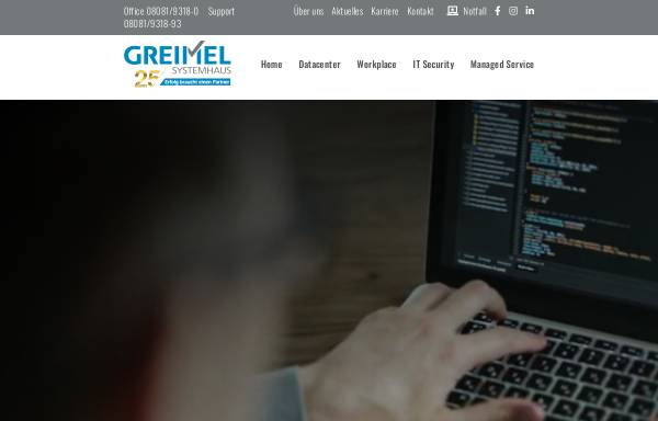 Vorschau von www.greimel.de, Greimel IT-Systemhaus GmbH