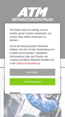 Vorschau der mobilen Webseite www.auto-teile-mueller.de, Auto-Teile-Müller