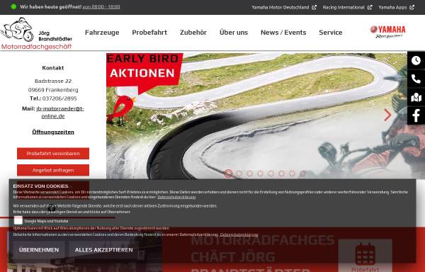 Vorschau von www.motorrad-brandtstaedter.de, Motorradfachgeschäft Benno Brandtstädter