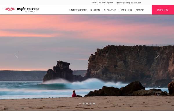 Vorschau von www.surfing-algarve.com, Surfing Algarve
