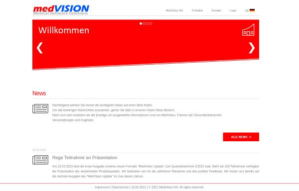 Vorschau von www.medvision.de, MedVision AG