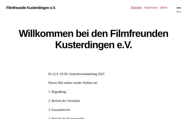 Vorschau von www.filmfreunde-kusterdingen.de, Filmfreunde Kusterdingen
