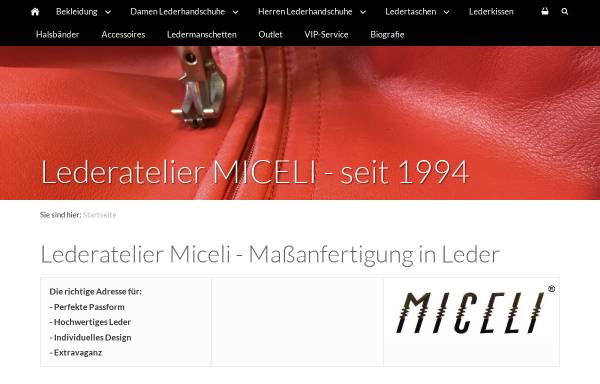 Vorschau von www.miceli.de, Miceli