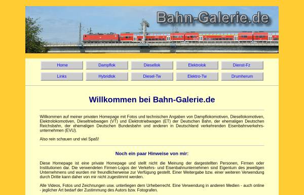 Vorschau von www.bahn-galerie.de, Bahn-Galerie