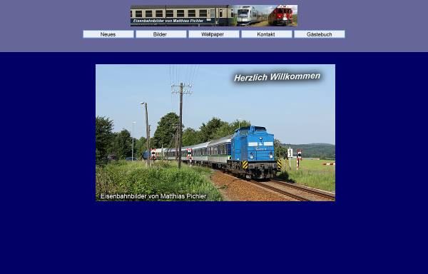 Vorschau von www.pichlers-gartenbahn.de, Eisenbahnbilder von Matthias Pichler