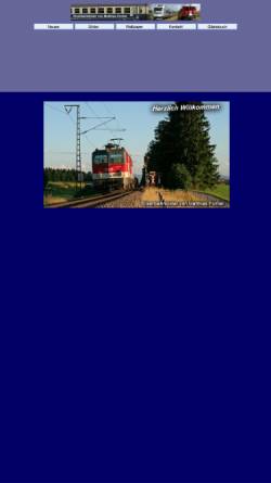 Vorschau der mobilen Webseite www.pichlers-gartenbahn.de, Eisenbahnbilder von Matthias Pichler