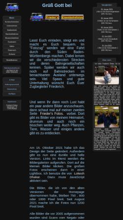 Vorschau der mobilen Webseite www.fotozug.de, Frieder's Eisenbahnfotos