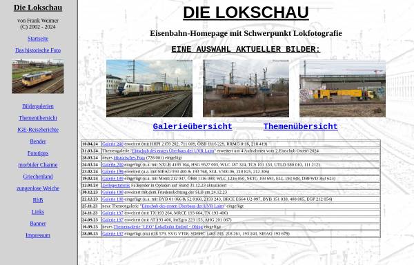 Vorschau von www.lokschau.de, Die Lokschau