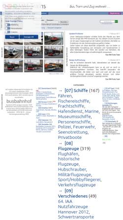 Vorschau der mobilen Webseite www.mm-trains.de, MM-Trains - oepnvgallery