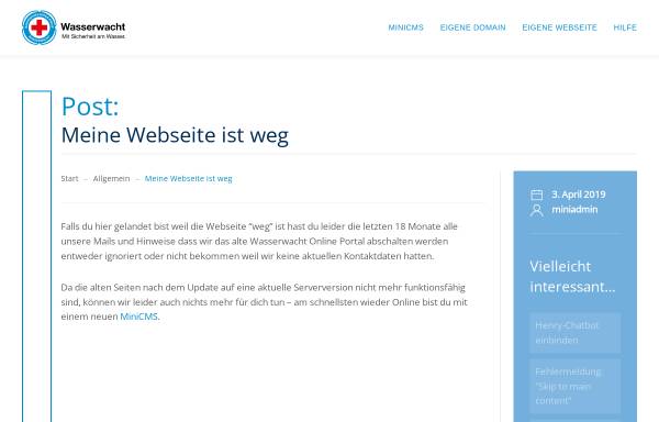 Vorschau von wasserwacht-online.de, BRK-Wasserwacht - Haunstetten