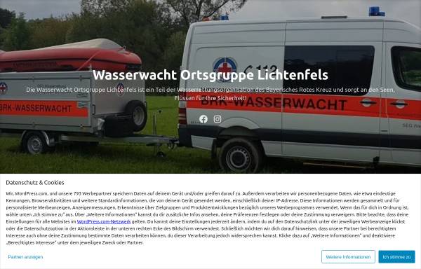 Vorschau von www.wasserwacht-lichtenfels.de, Wasserwacht-Lichtenfels