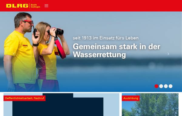 Vorschau von bez-esslingen.dlrg.de, DLRG Esslingen