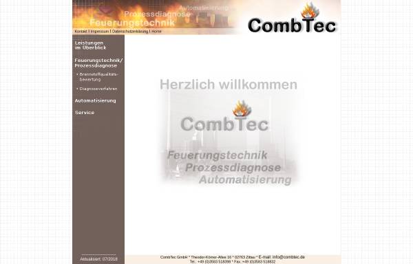 Vorschau von www.combtec.de, CombTec GmbH