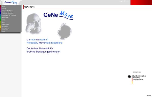 GeNeMove - Deutsches Netzwerk für ebliche Bewegungsstörungen