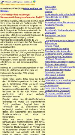 Vorschau der mobilen Webseite www.upi-institut.de, UPI-Institut