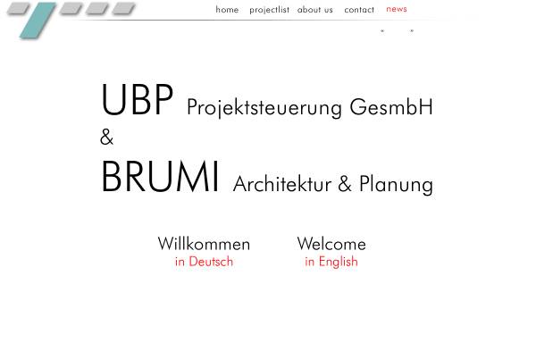 Vorschau von www.brumi.com, U. Brunbauer Projektsteuerung GmbH & Brumi Architekten