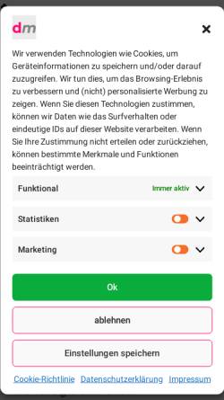 Vorschau der mobilen Webseite digital-magazin.de, E-Commerce-Blog.de