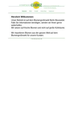 Vorschau der mobilen Webseite www.gebruedergumz.de, Gebrüder Gumz OHG