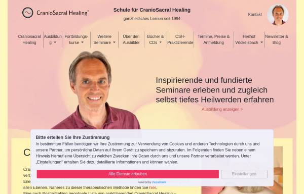 Vorschau von craniosacral-healing.de, CranioSacral-Healing