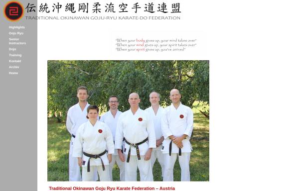 Vorschau von www.iogkf-austria.at, International Okinawan Goju Ryu Karate Federation Österreich