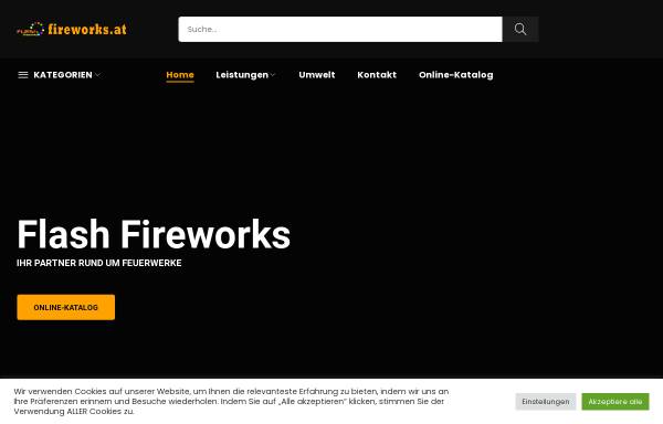 Vorschau von www.fireworks.at, FLASH Pyrotechnics