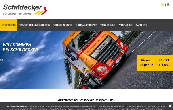 Vorschau von www.schildecker.at, Schildecker Transporte