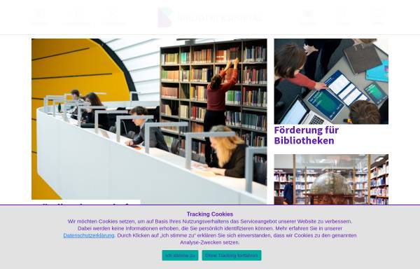 Vorschau von www.bibliotheksportal.de, Bibliotheksportal