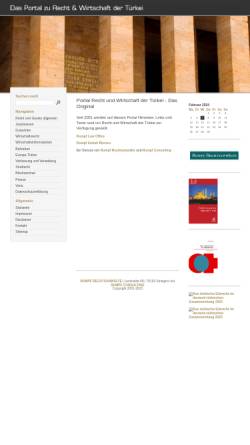 Vorschau der mobilen Webseite www.tuerkei-recht.de, Recht und Wirtschaft der Türkei
