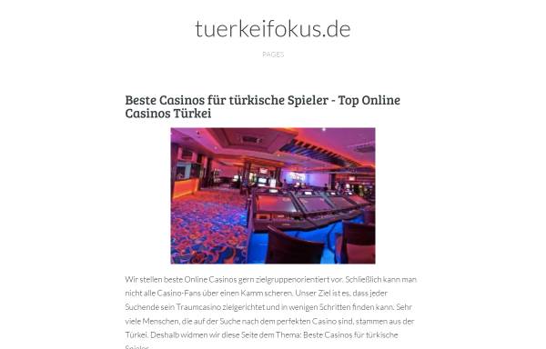 Vorschau von tuerkeifokus.de, TürkeiFokus