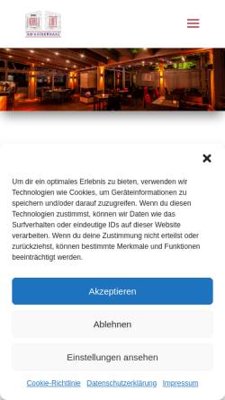 Vorschau der mobilen Webseite kaisersaal-minden.de, Kaisersaal