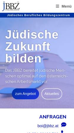 Vorschau der mobilen Webseite www.jbbz.at, JBBZ