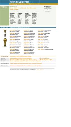 Vorschau der mobilen Webseite www.worldcupportal.de, Worldcup-Portal