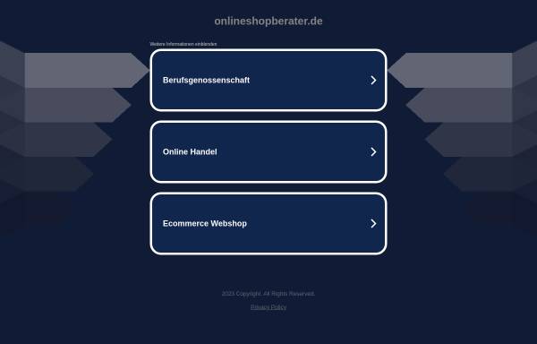 Vorschau von www.onlineshopberater.de, OnlineShopBerater.de