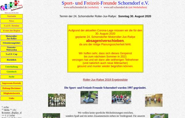 Vorschau von www.suffschorndorf.de, Sport- und Freizeit-Freunde