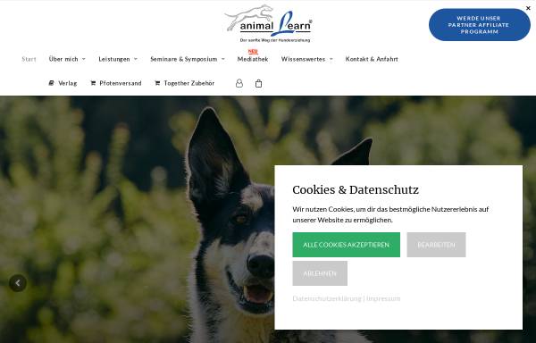 Vorschau von www.animal-learn-netzwerk.de, Animal Learn Netzwerk