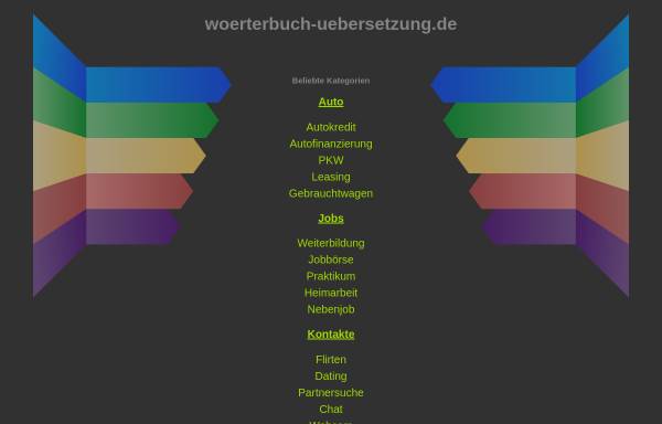 Vorschau von www.woerterbuch-uebersetzung.de, Wörterbuch-Übersetzung.de