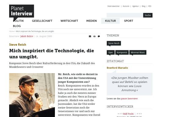 Vorschau von www.planet-interview.de, We tore the wall down