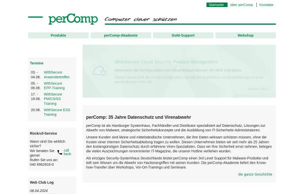 Vorschau von www.percomp.de, perComp-Verlag GmbH