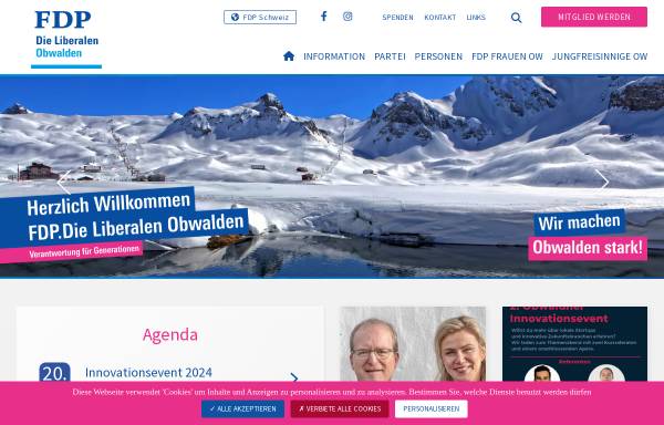 Vorschau von www.fdp-ow.ch, FDP.Die Liberalen Obwalden