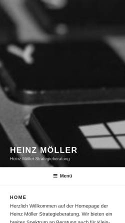 Vorschau der mobilen Webseite hmsb.at, Heinz Möller Strategieberatung