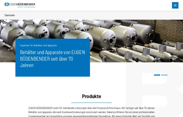 Vorschau von buedenbender-eugen.de, Büdenbender GmbH & Co. KG