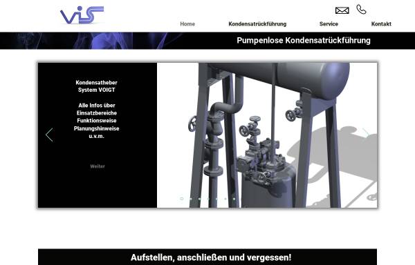Vorschau von www.kondensat.info, VOIGT Engineering GmbH