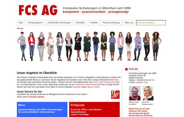 Vorschau von www.frauen-computer-schulen.de, Frauen-Computer-Schulen.de
