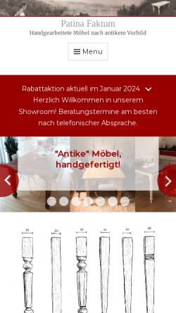 Vorschau der mobilen Webseite www.restaurierungen-schwarz.de, Schwarz Restaurierungen