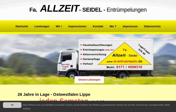 Vorschau von www.rs-entruempeln.de, An-und Verkauf Seidel