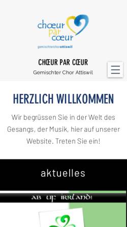 Vorschau der mobilen Webseite www.gemischterchorattiswil.ch, Gemischter Chor Attiswil