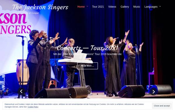 Vorschau von www.jackson-singers.ch, Jackson Singers